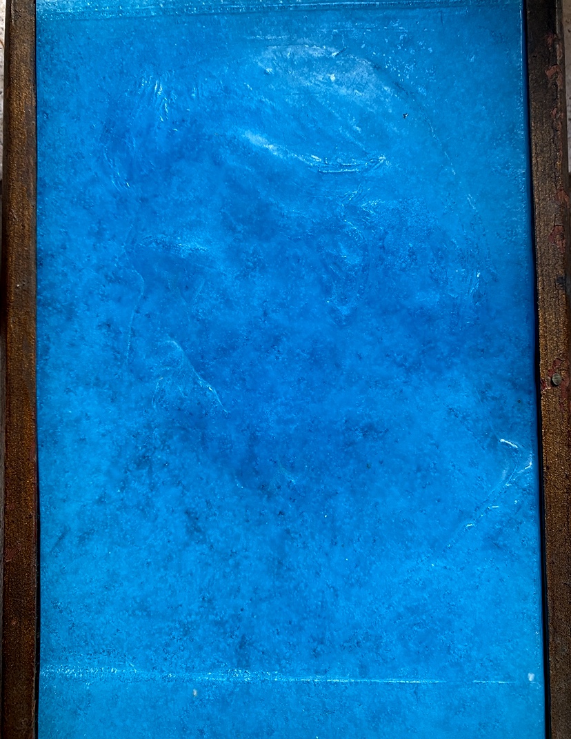 Plaque en pâte de verre R. DECUPPER