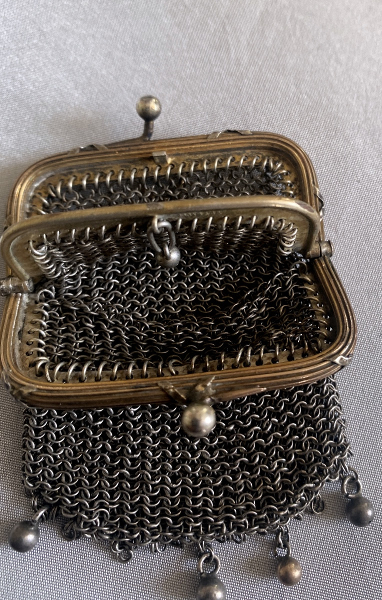 Petite bourse  argent début  XXieme 43,68 G 