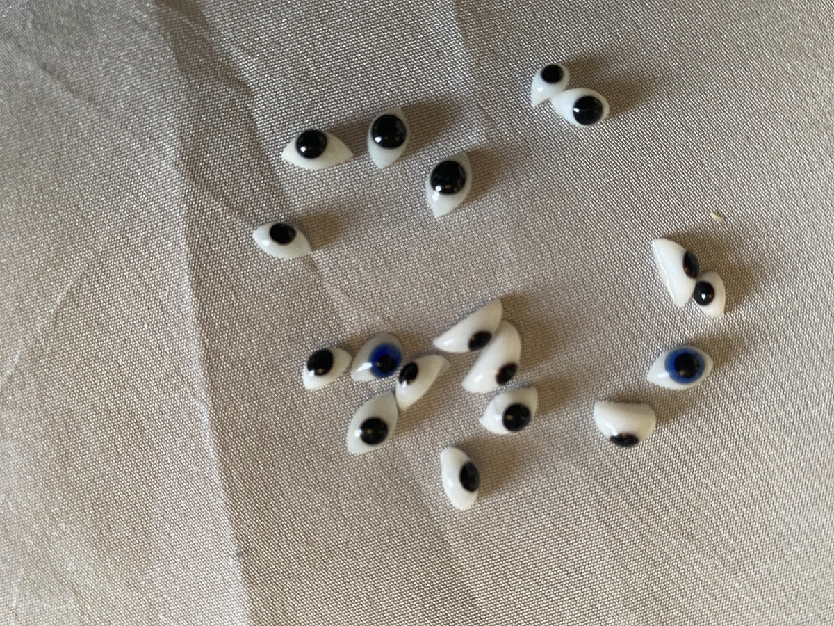 Lot de Yeux pour poupées mignonnettes 