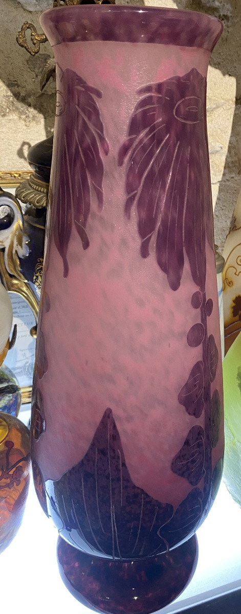 Grand Vase LE VERRE FRANÇAIS 50 cm-photo-4