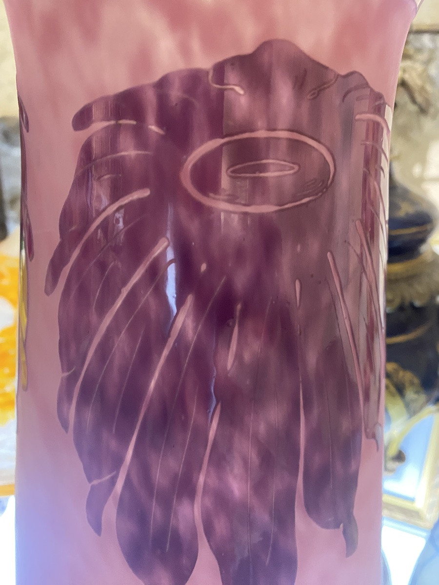 Grand Vase LE VERRE FRANÇAIS 50 cm-photo-3