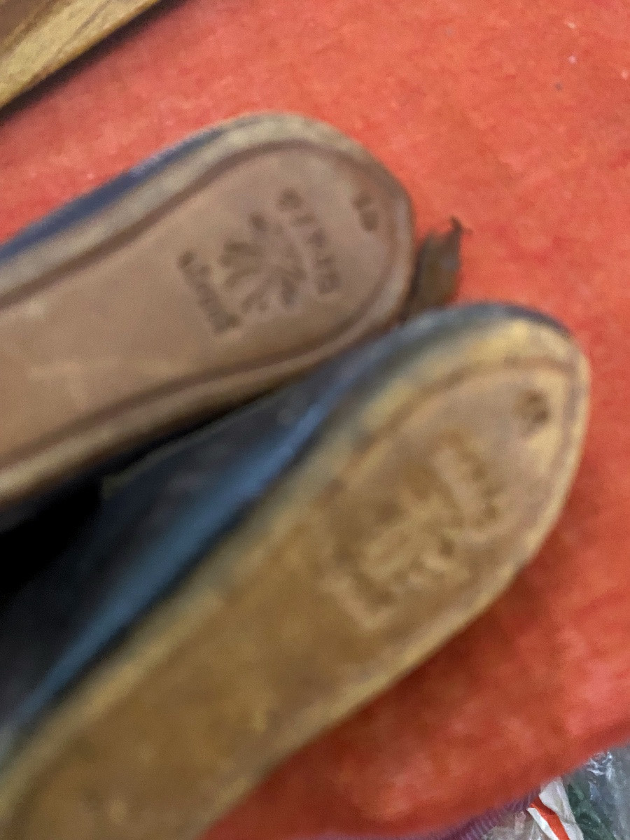 Paire de chaussures Poupée XIX ieme -photo-2