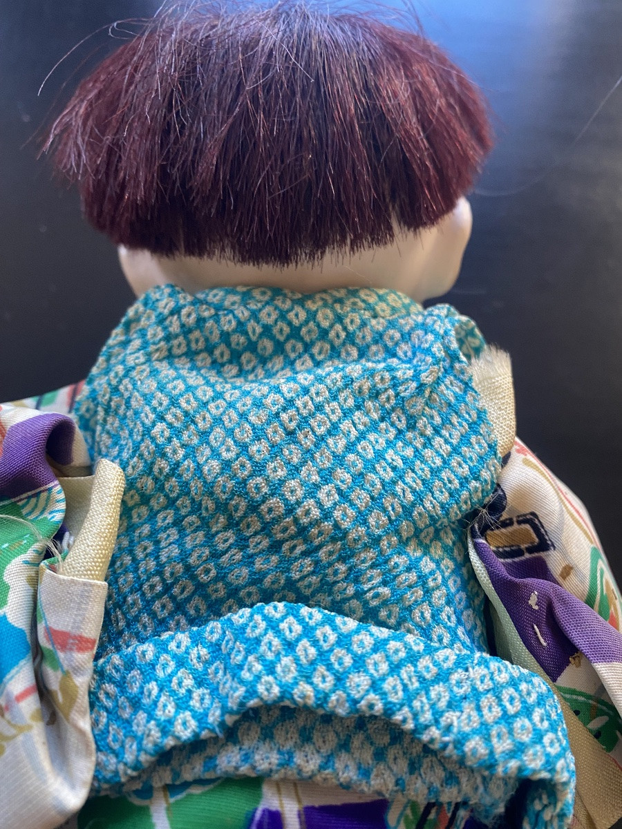 Japanese Doll, 22 Cm, Impeccable Lacquer -photo-3