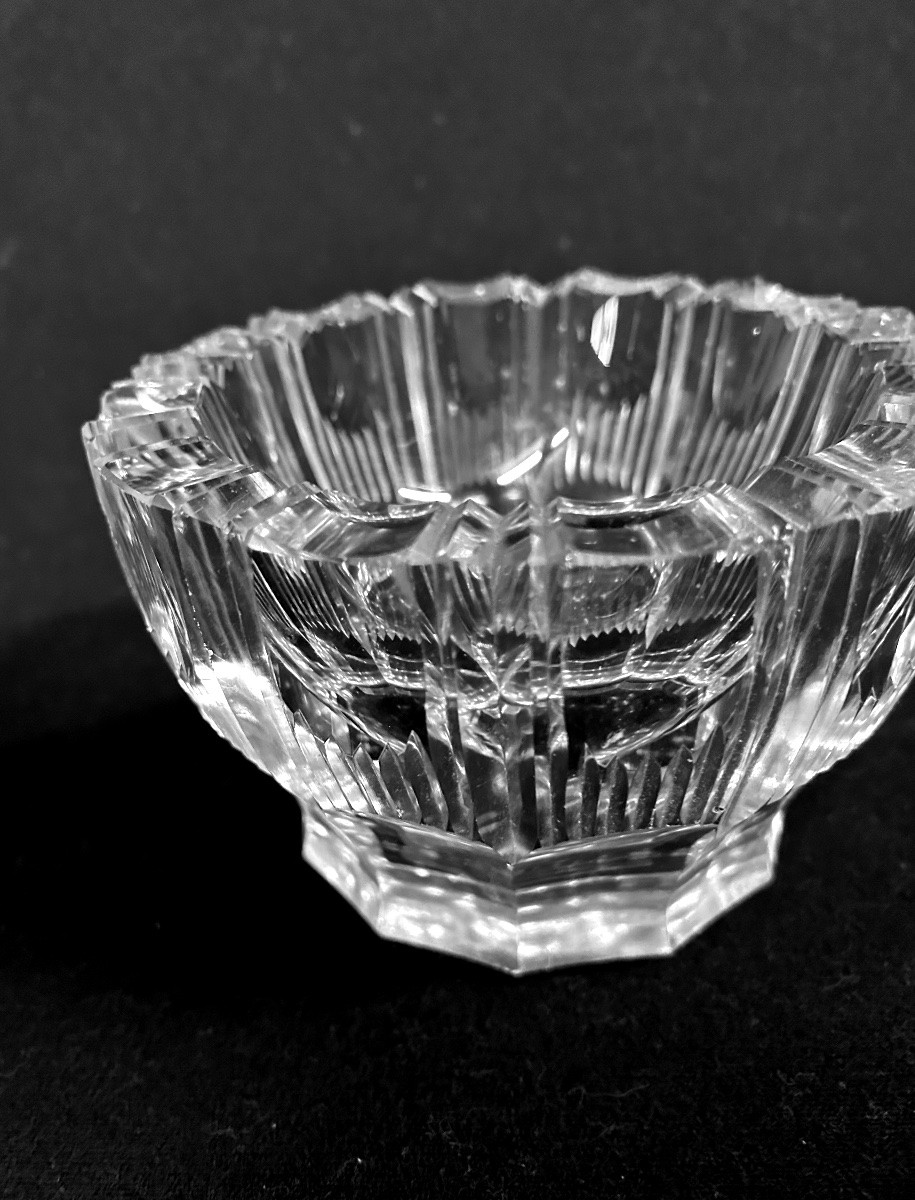 Paire de cendriers en Cristal Taillé-photo-1