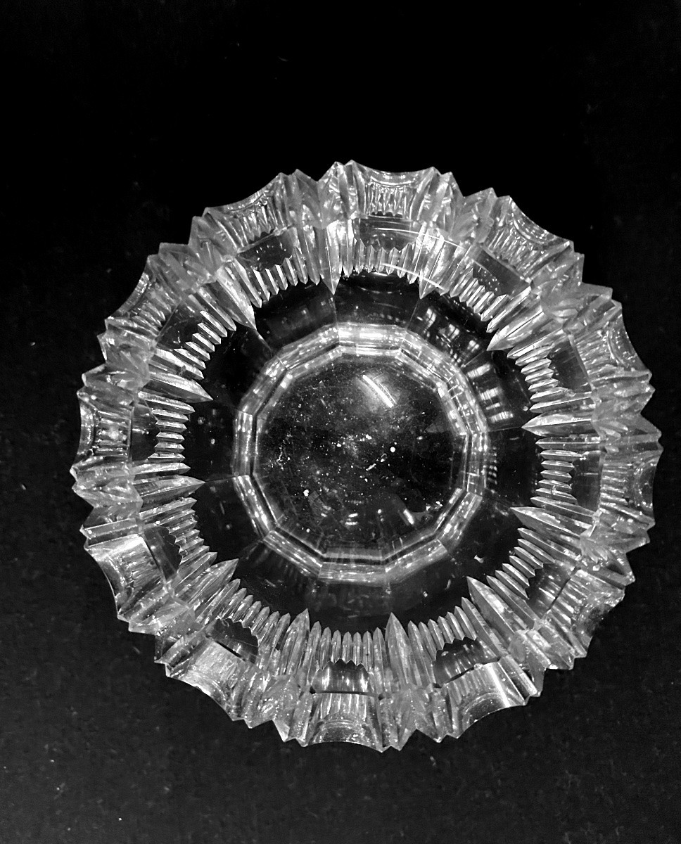 Paire de cendriers en Cristal Taillé-photo-3