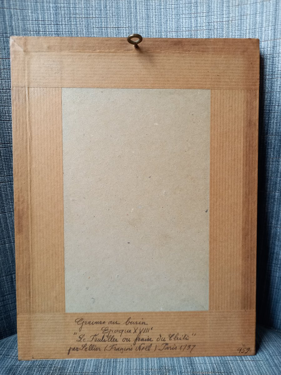 Pair Of Engravings With Colored Highlights By François-noël Sellier (1737-18..)-photo-5