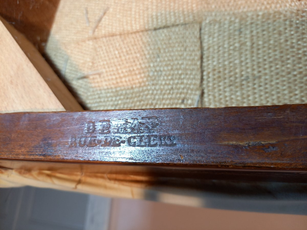 Stamped "demay Rue De Cléry", A Pair Of Mahogany Chairs From The Consulate-empire Period-photo-8