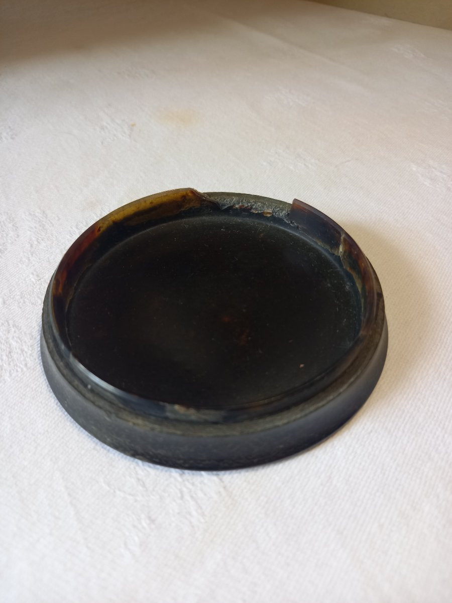 Compigné, boîte ronde avec décor d’une vue du château de Saint-Cloud-photo-3