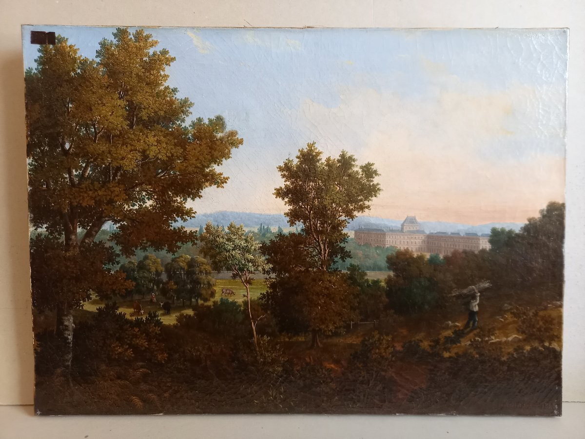 André Jannois, View Of The Château De Versailles From The Bois De Satory-photo-2