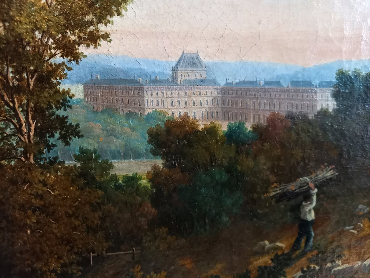 André Jannois, View Of The Château De Versailles From The Bois De Satory-photo-4