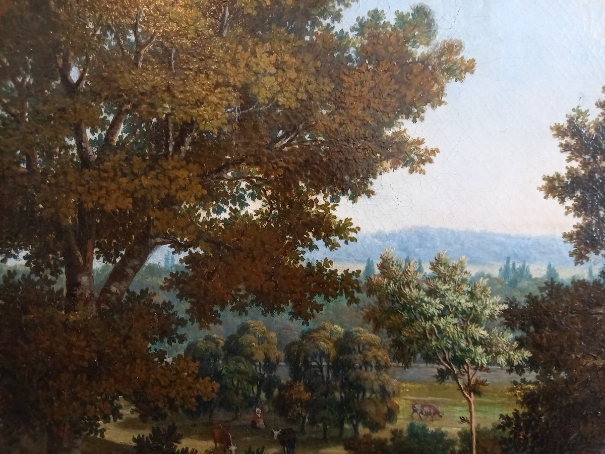 André Jannois, View Of The Château De Versailles From The Bois De Satory-photo-5