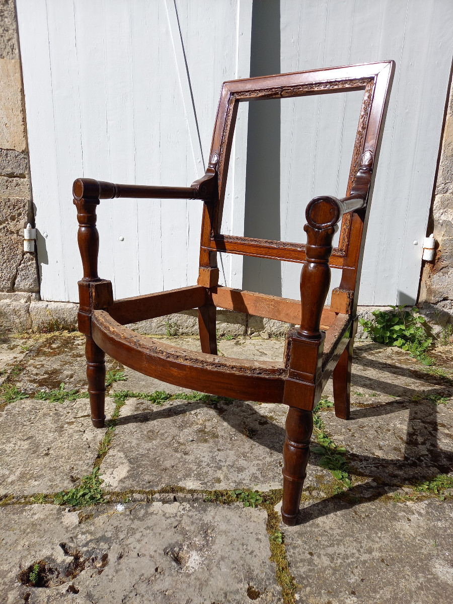 Fauteuil provenant du château de Neuilly, d’après un modèle de Jacob-Desmalter, vers 1804-1815