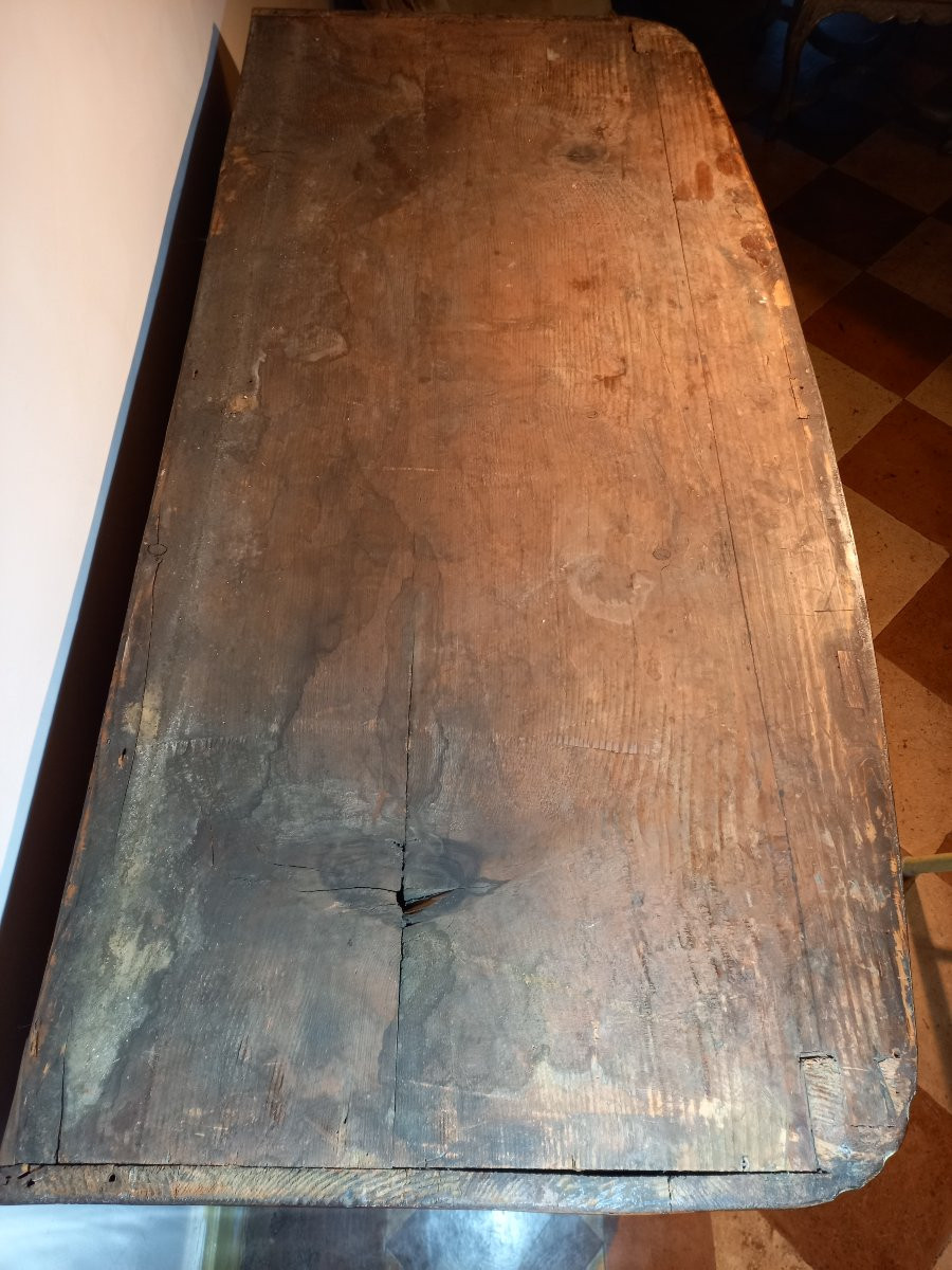 Commode Louis XIV-Régence du début du XVIIIe siècle en placage de palissandre -photo-6