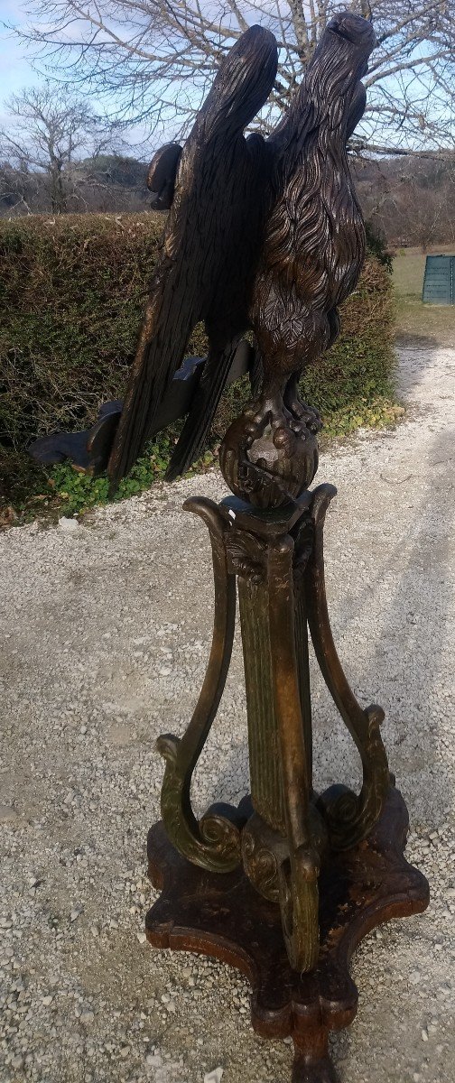 17th Century Eagle Lectern - Italy-photo-8