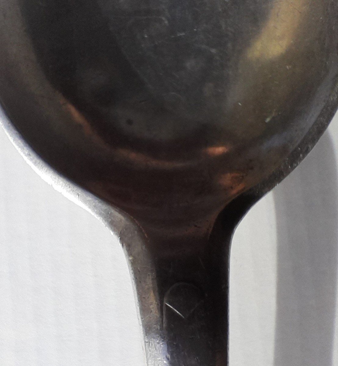 XVIIIth Century Sterling Silver Stew Spoon - Bordeaux-photo-5