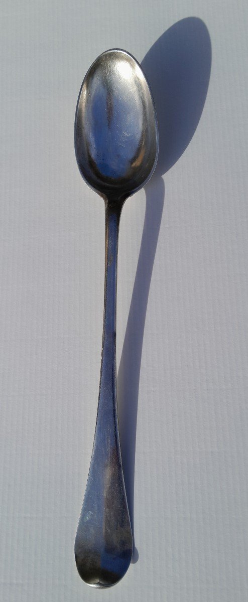 XVIIIth Century Sterling Silver Stew Spoon - Bordeaux