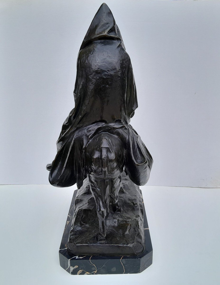 Orientalist Bronze "road To Fes" Jean Tarrit - Lost Wax Meroni And Radice-photo-2