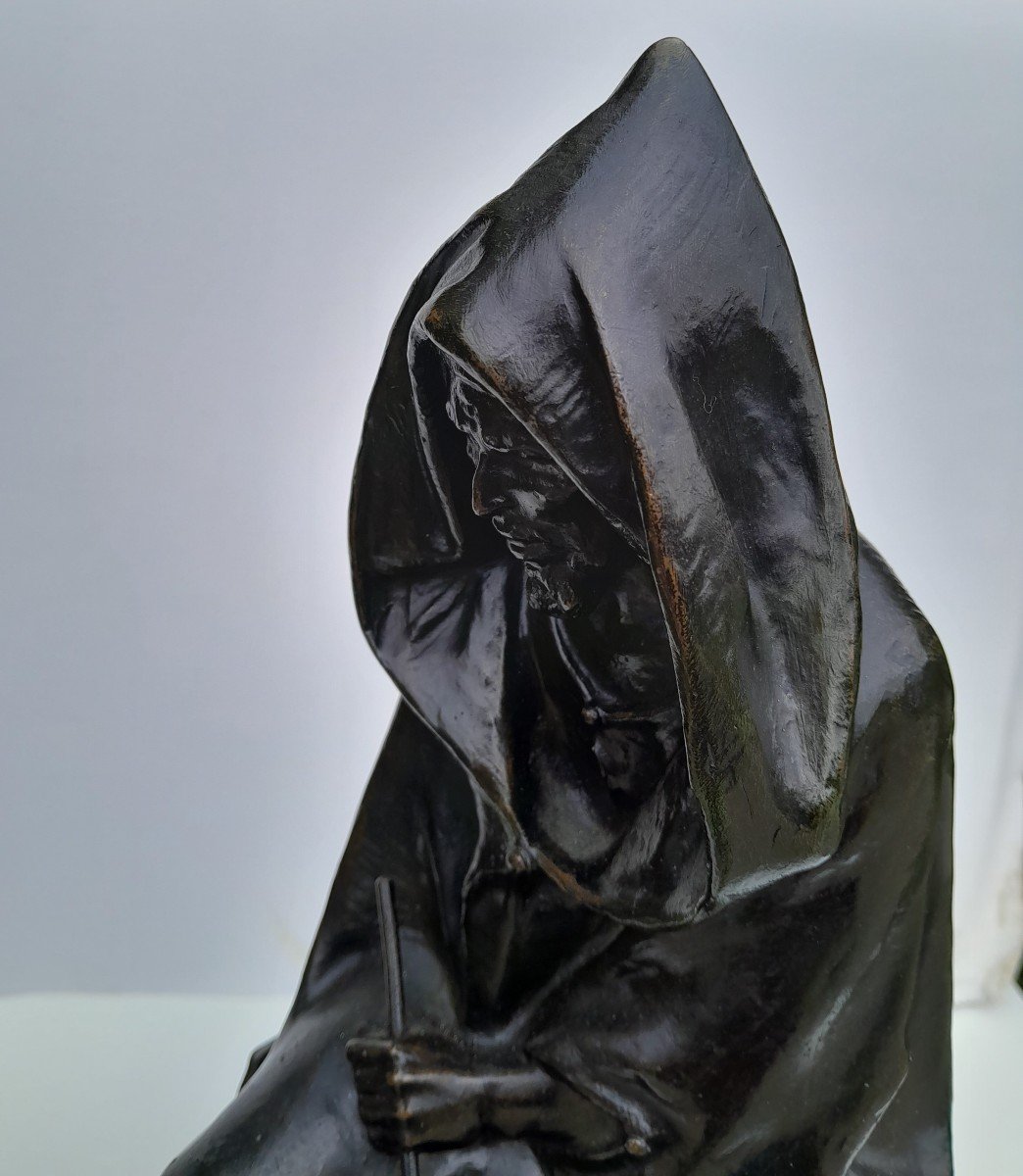 Orientalist Bronze "road To Fes" Jean Tarrit - Lost Wax Meroni And Radice-photo-5