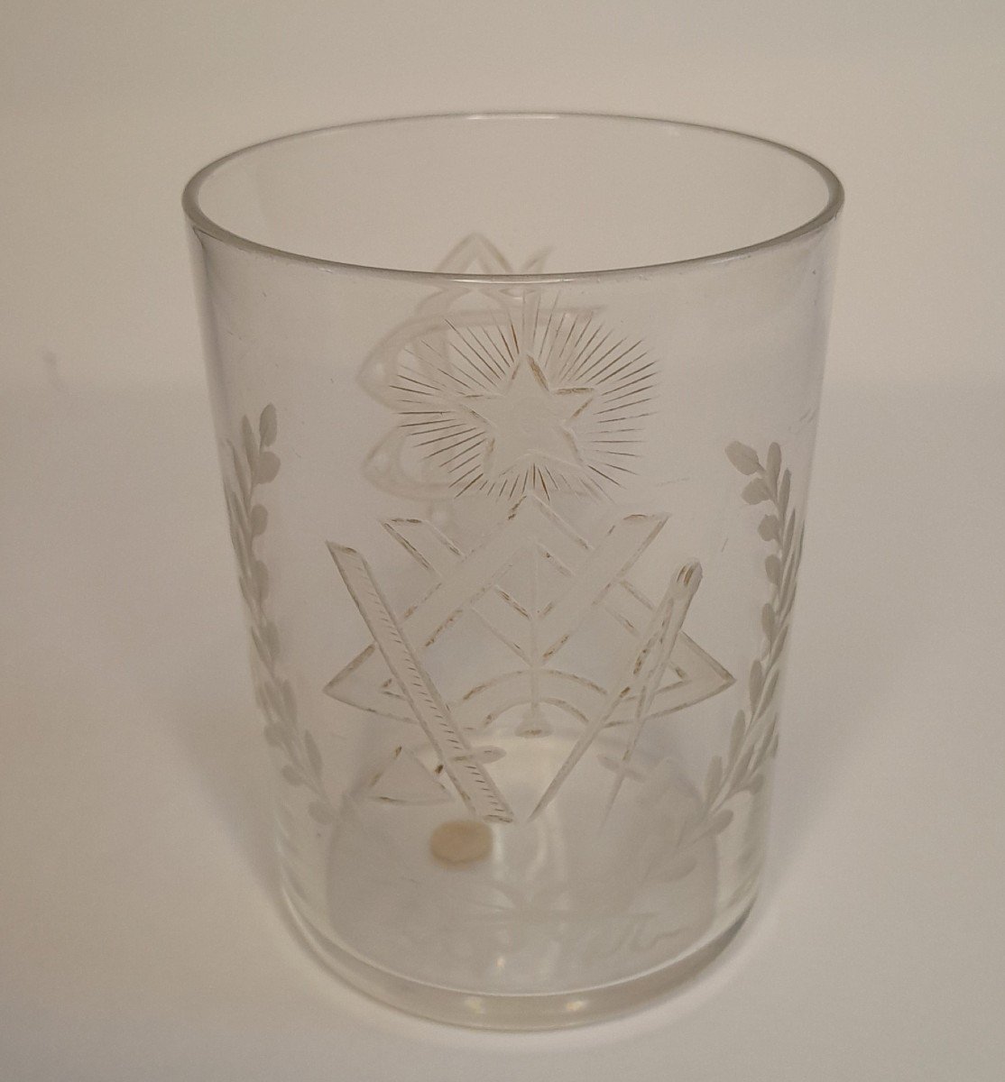 Engraved Baccarat Crystal Goblet - Freemasonry - Fellow Mason-photo-4