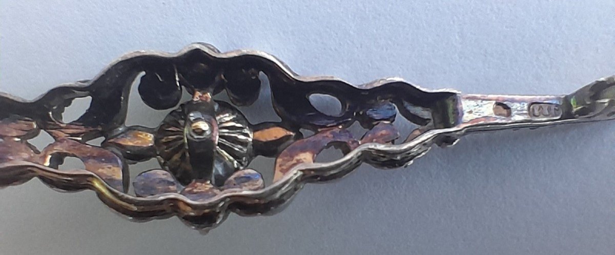 Antique Gold And Diamond Brooch-photo-4