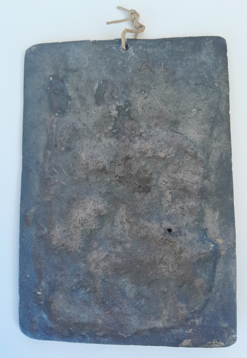 17th Century Lead Plaque - The Lamentation For Christ-photo-2