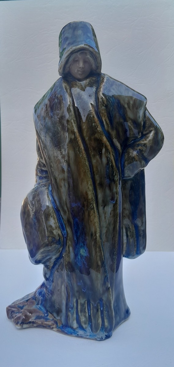 Aloys, Elegant, Art Nouveau Ceramic-photo-3