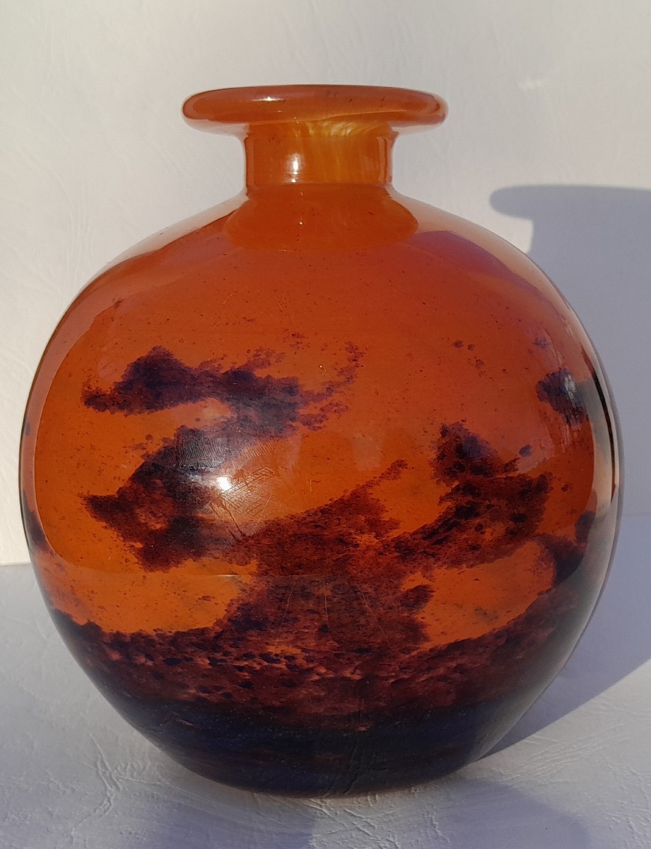 Müller Frères Lunéville, Art Deco Vase-photo-3