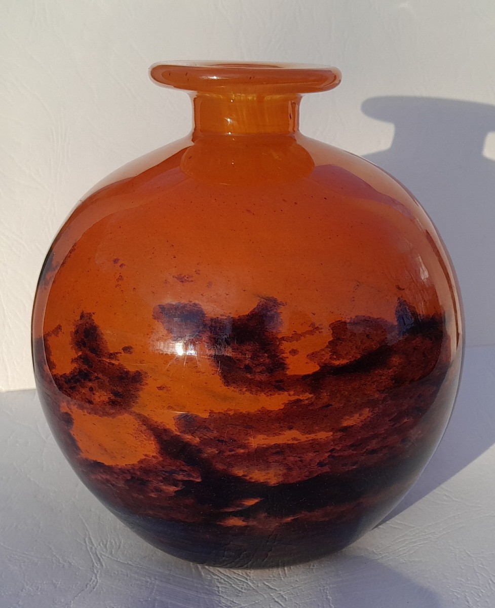 Müller Frères Lunéville, Art Deco Vase-photo-4