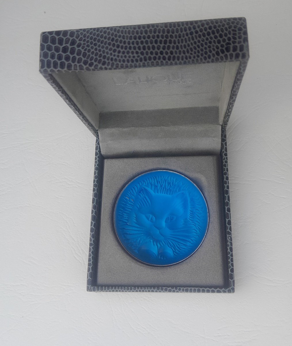 Lalique, "cat" Brooch-photo-2