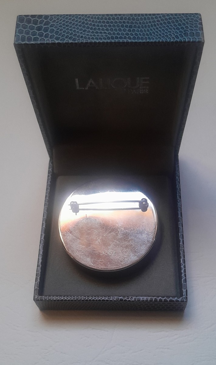 Lalique, "cat" Brooch-photo-4