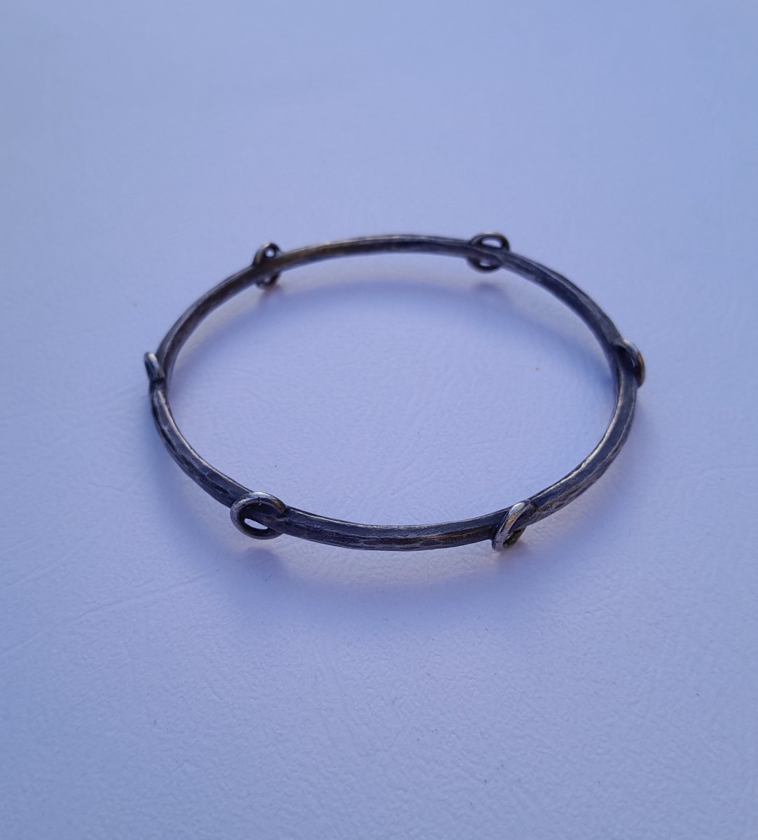 Edmond-achille Crepin, Art Nouveau Silver Bracelet-photo-3