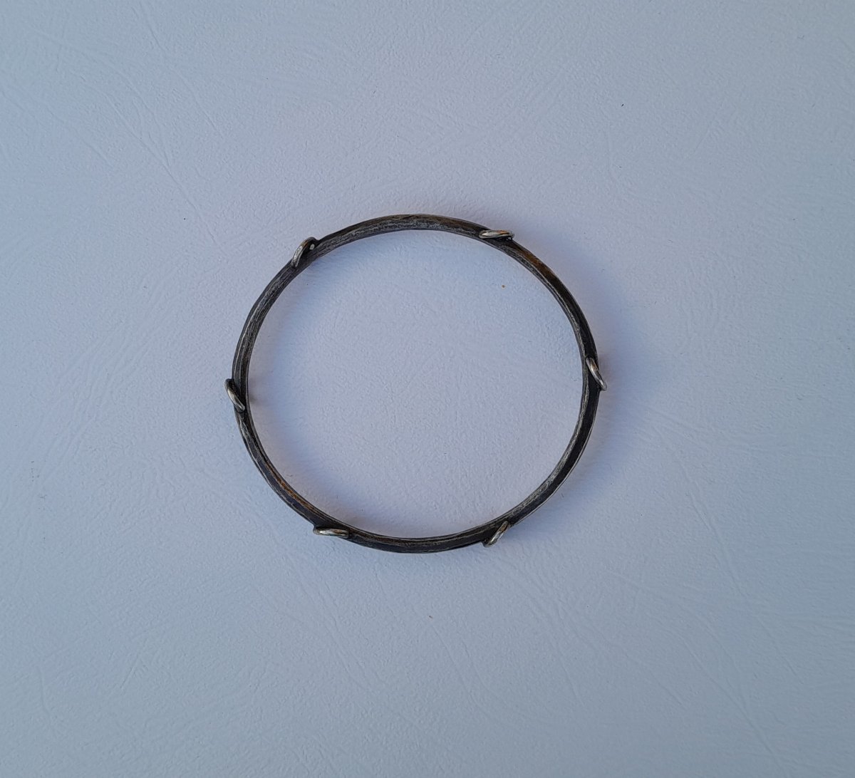 Edmond-achille Crepin, Art Nouveau Silver Bracelet-photo-4