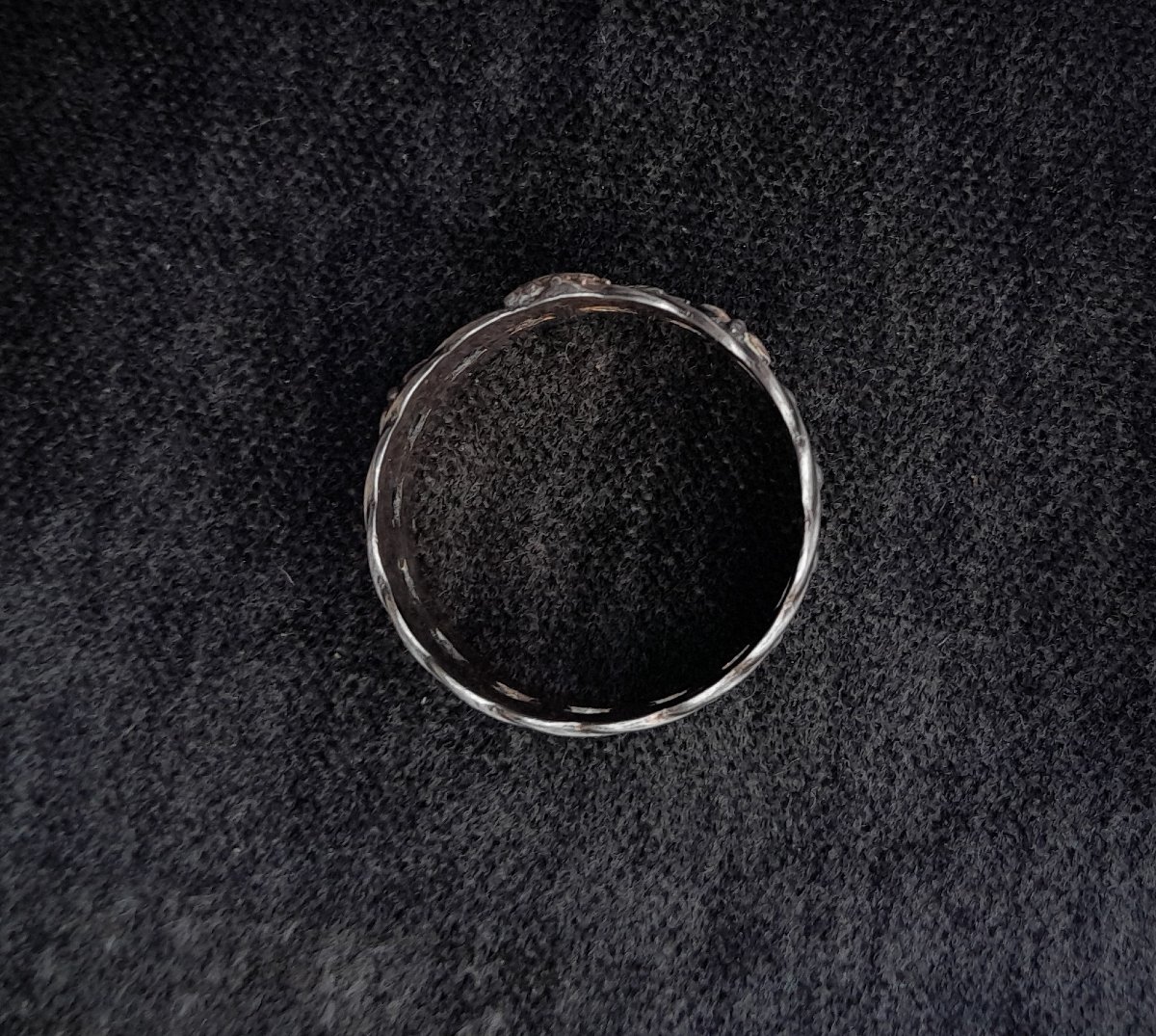 Antique Men's Silver Ring, Brittany-photo-4