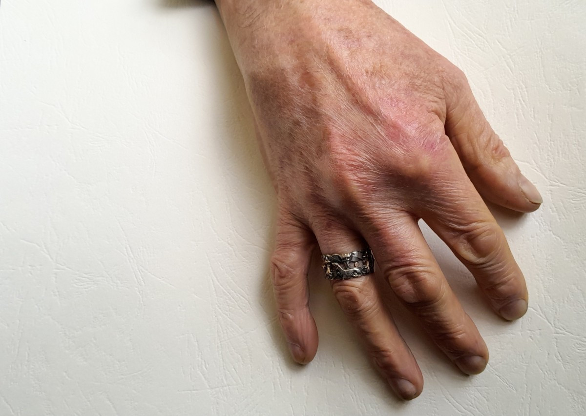 Antique Men's Silver Ring, Brittany-photo-1