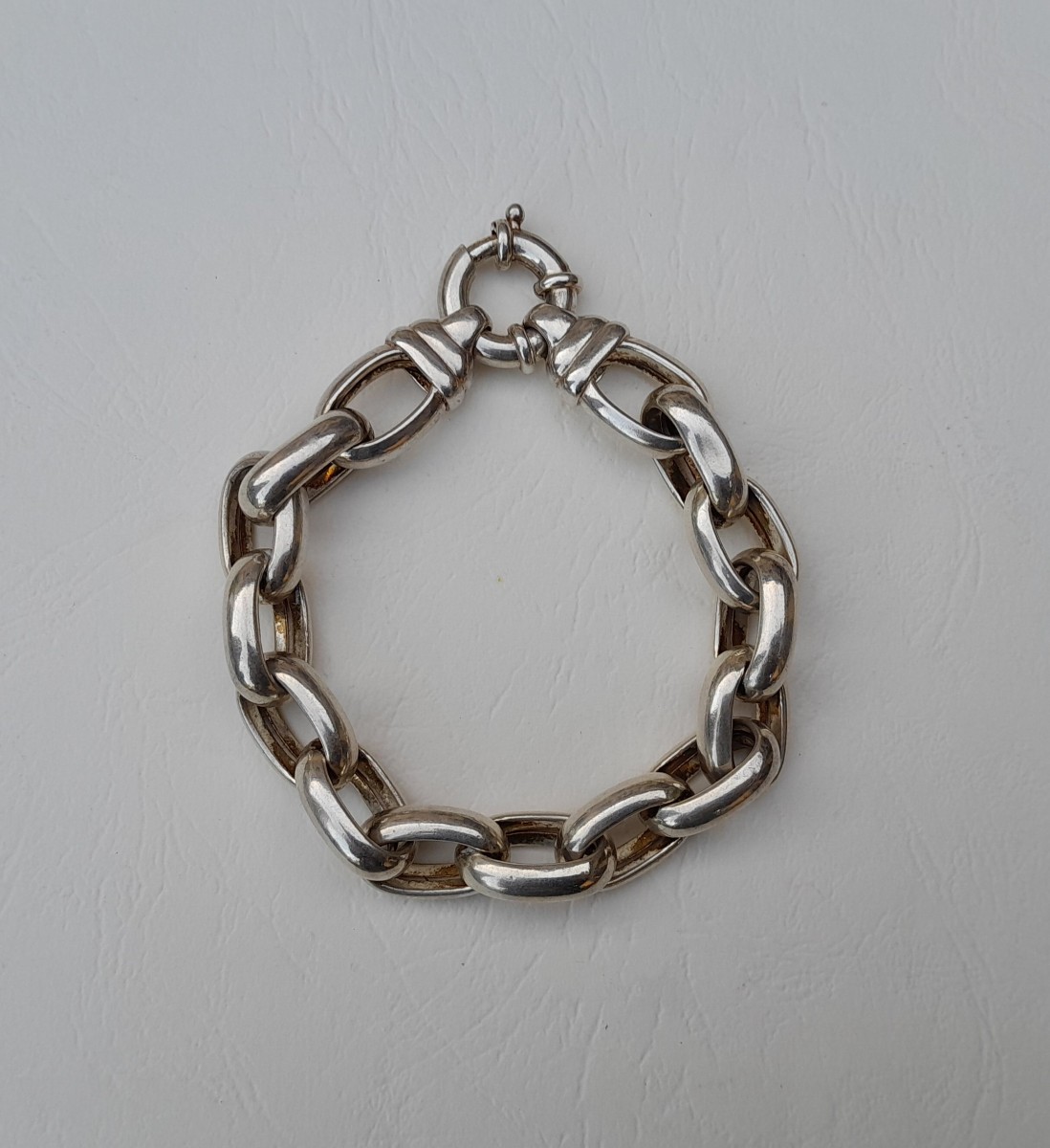 Bracelet en argent massif