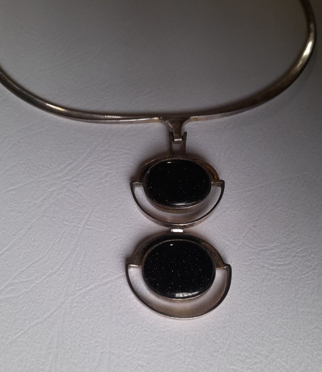 70's Silver Necklace-photo-1