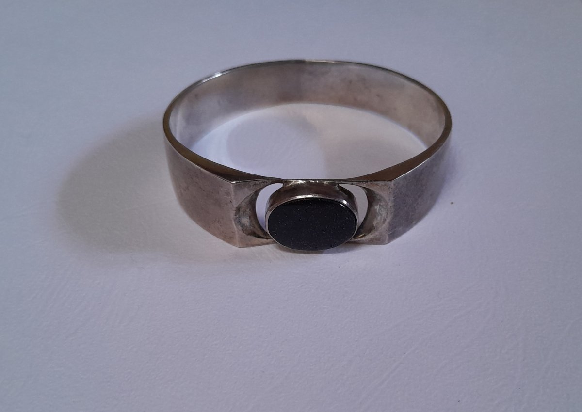 70's Silver Bracelet-photo-2