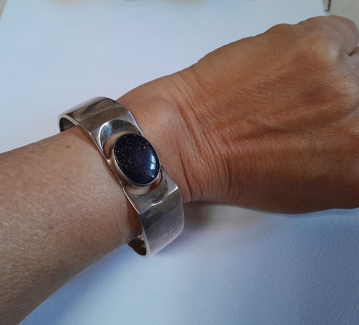 70's Silver Bracelet-photo-1