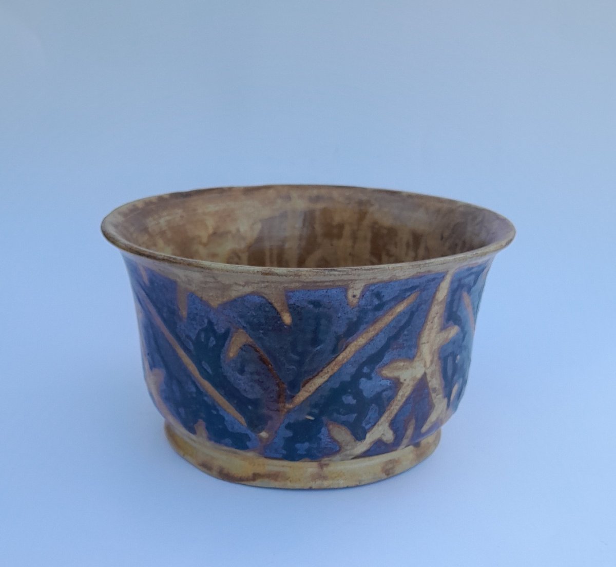Charles Greber (1853–1935), Art Deco Planter Made Of Flamed Stoneware-photo-4