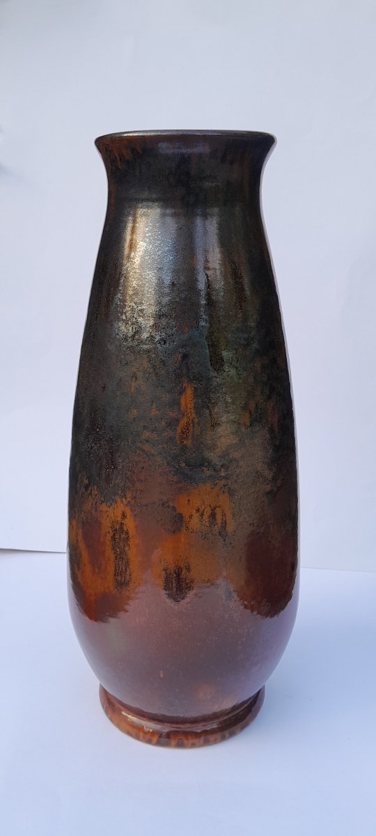 Mougin Frères, grand vase en grès art nouveau