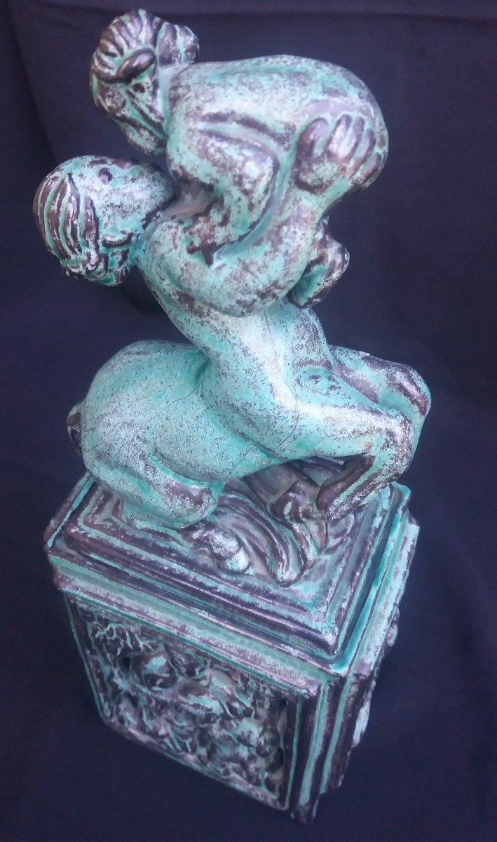 Art Deco Ceramic Incense Burner By Kai Nielsen And Herman A. Kahler