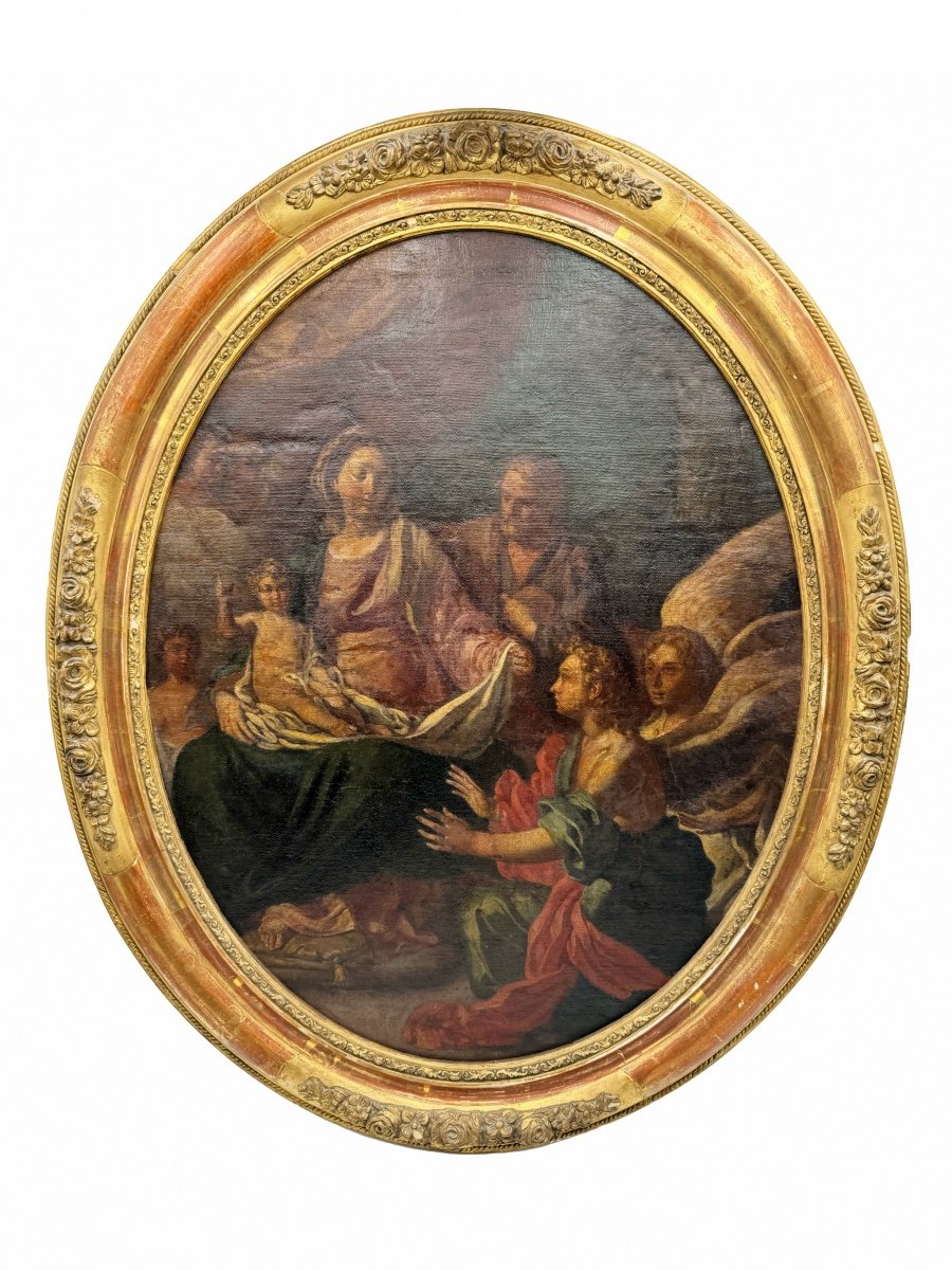 18th Century French School The Adoration Of The Shepherds