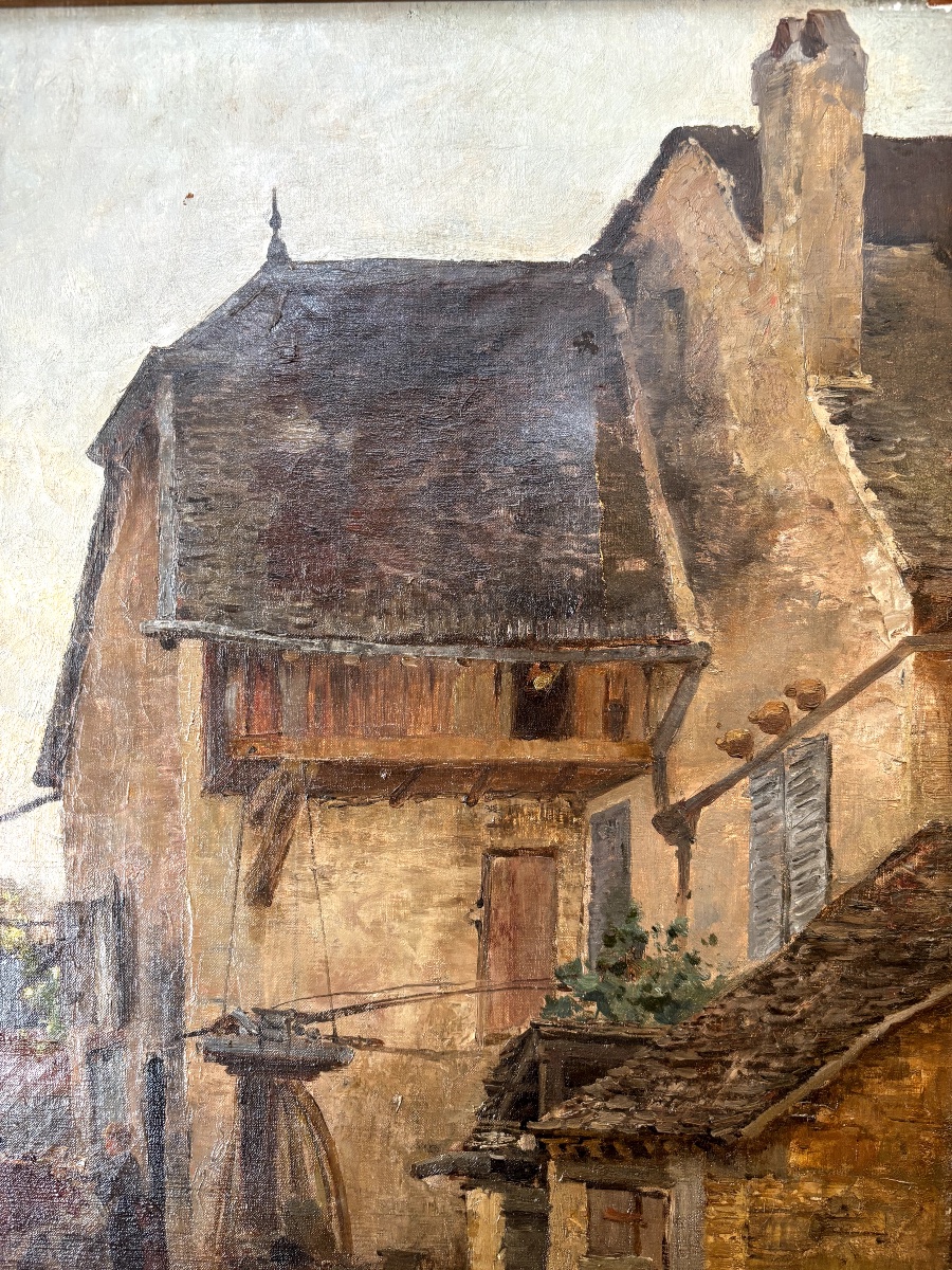  Emile Charles DAMERON  (1848-1908)  "retour à la ferme"-photo-1