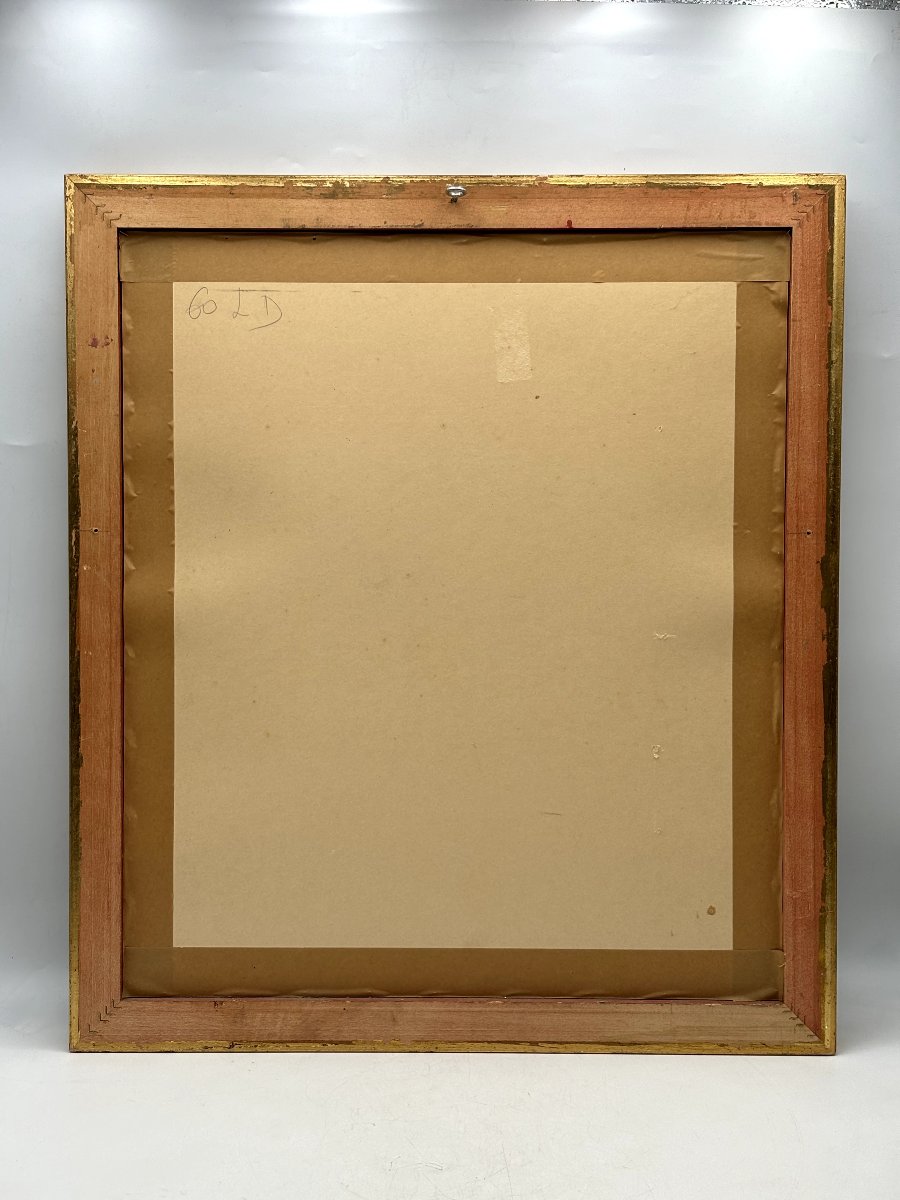 LUIS DIAZ "fillette assise sur une chaise  tenant un ballon"-photo-1