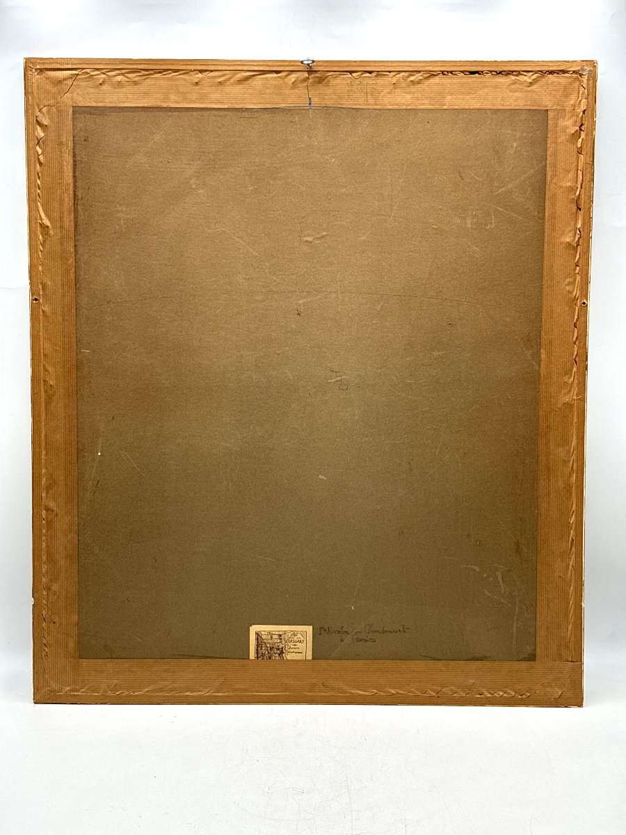 FRANK WILL (1900-1950) Eglise Saint Nicolas du Chardonnet en hiver -photo-2