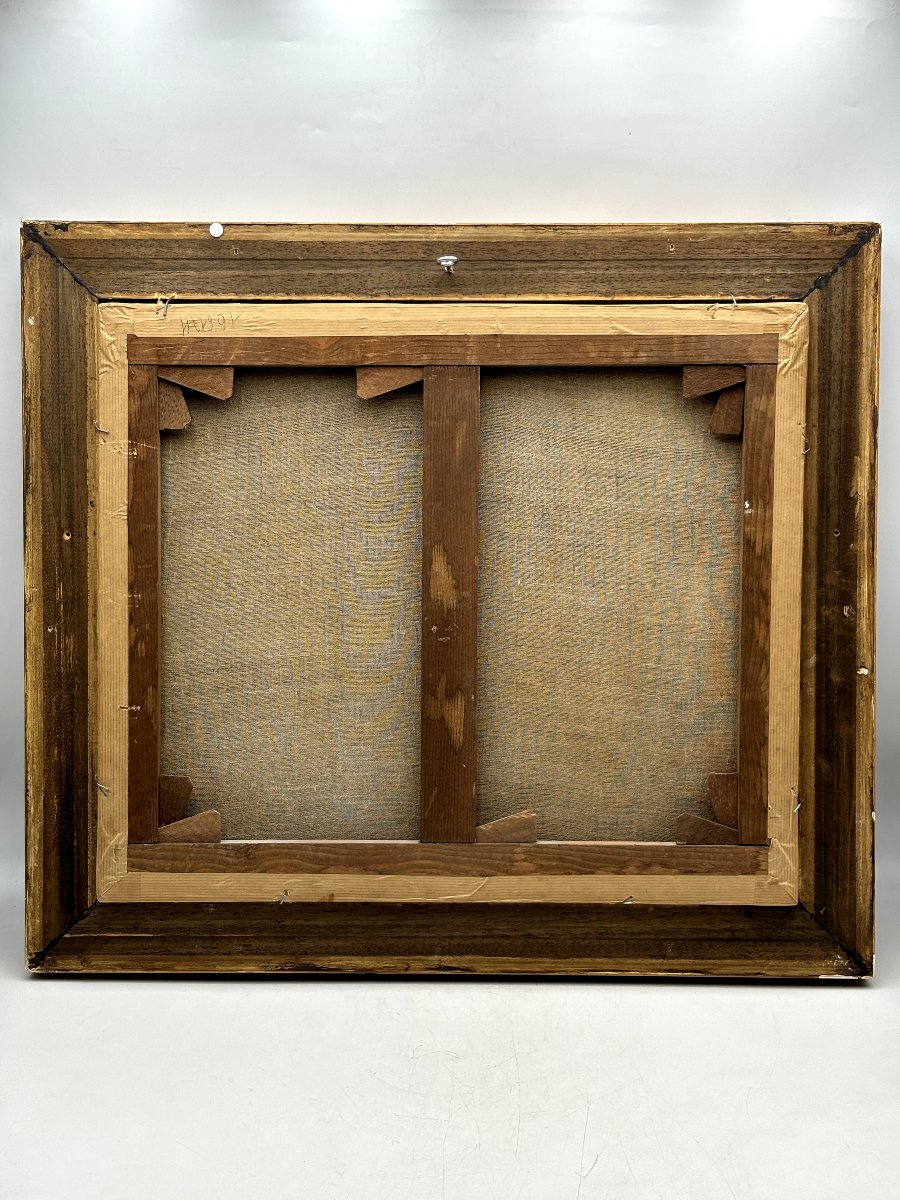 La lapidation de Saint - Etienne école française du XVII ème -photo-3