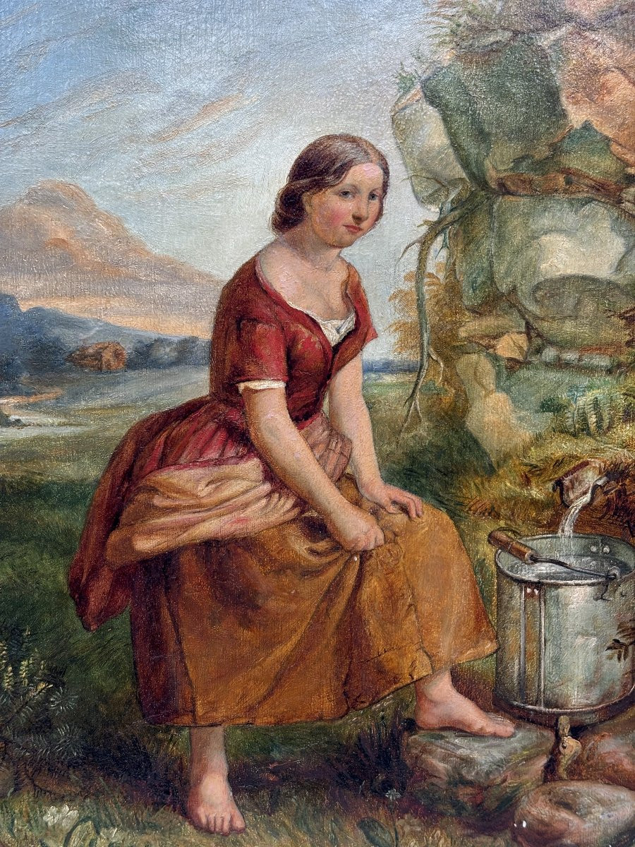 Young Woman At The Fountain -photo-2