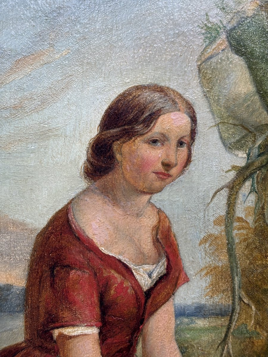 Young Woman At The Fountain -photo-2