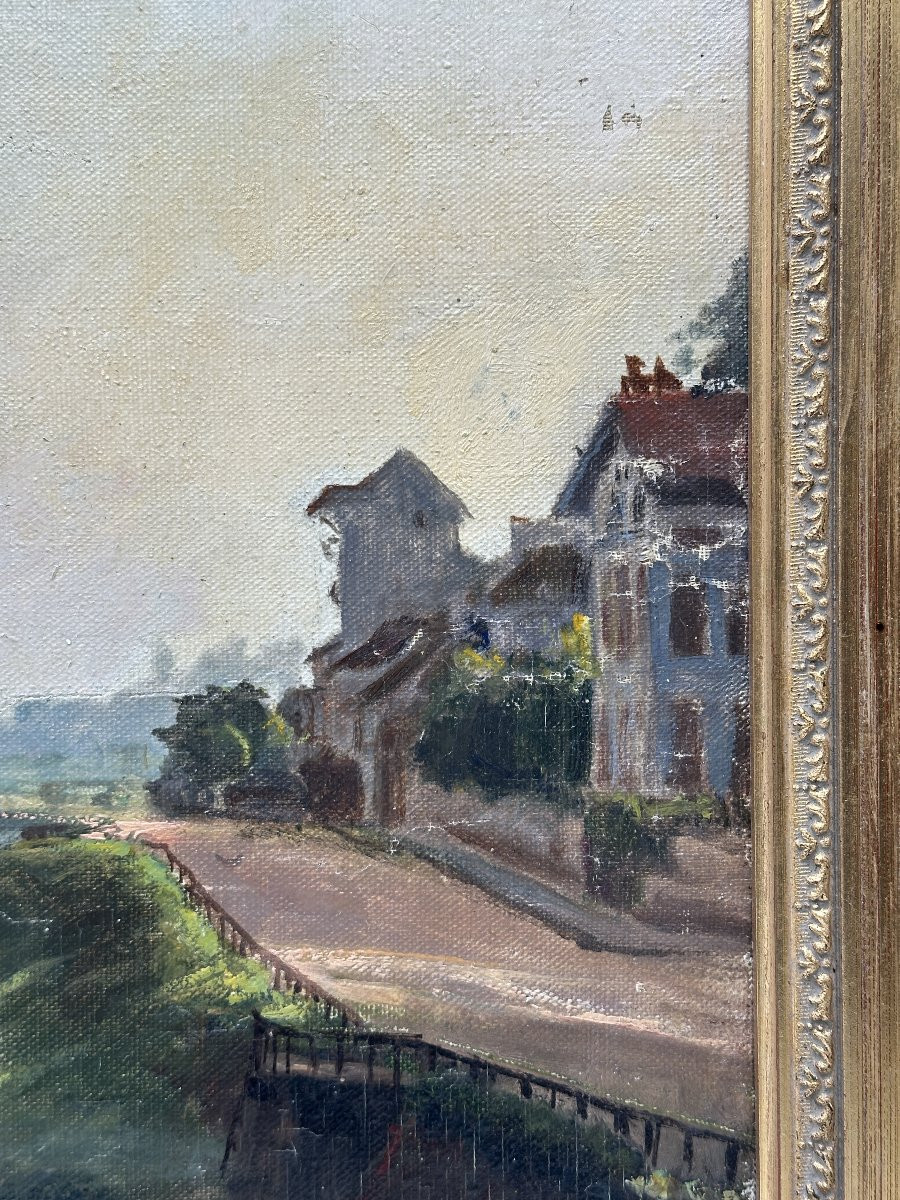 Houses Near The Banks Of The Seine-photo-3
