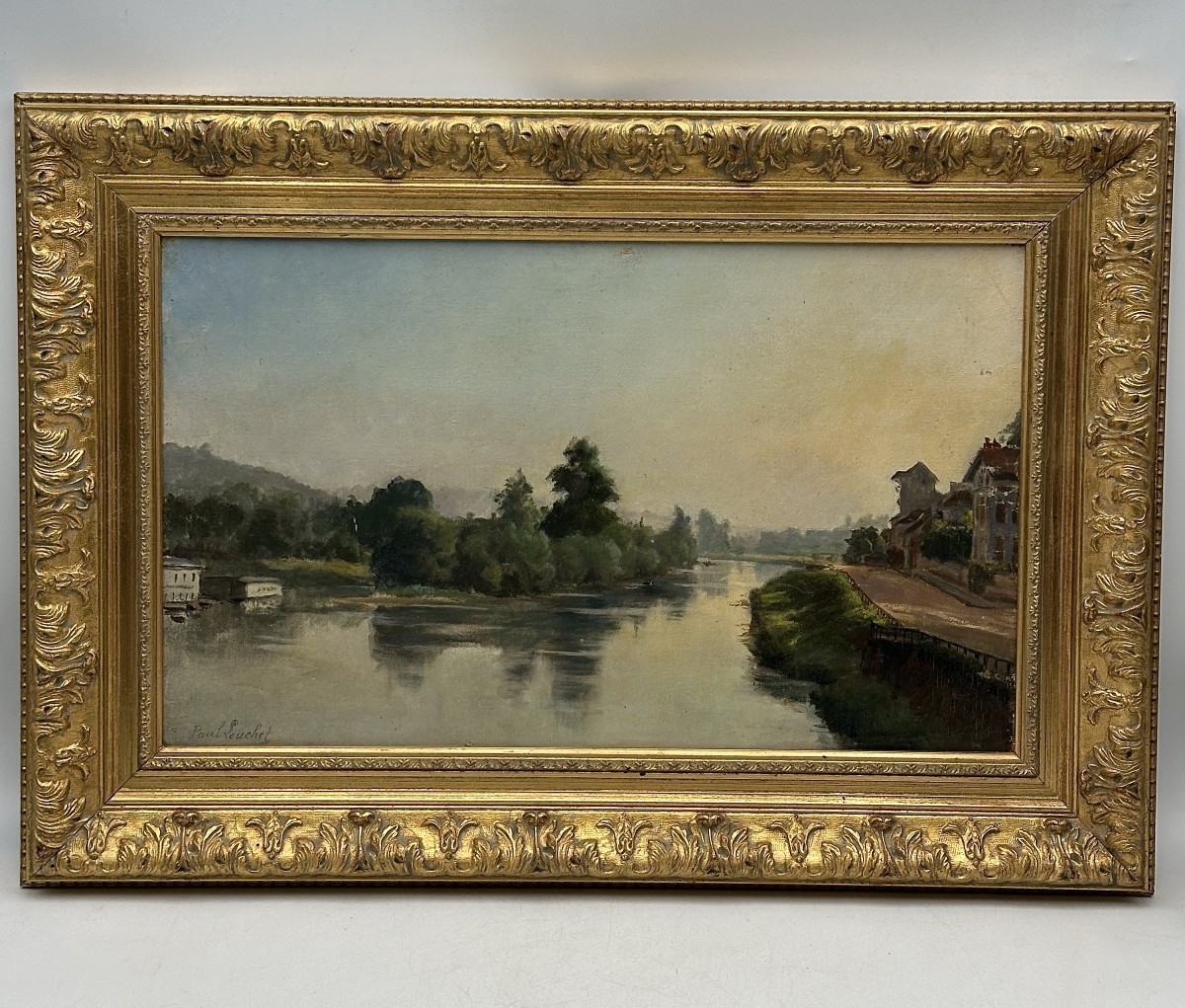 Houses Near The Banks Of The Seine